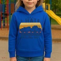 I Hate Pulling Out Retro Boating Boat Captain For Gift Kids Hoodie thumb 3