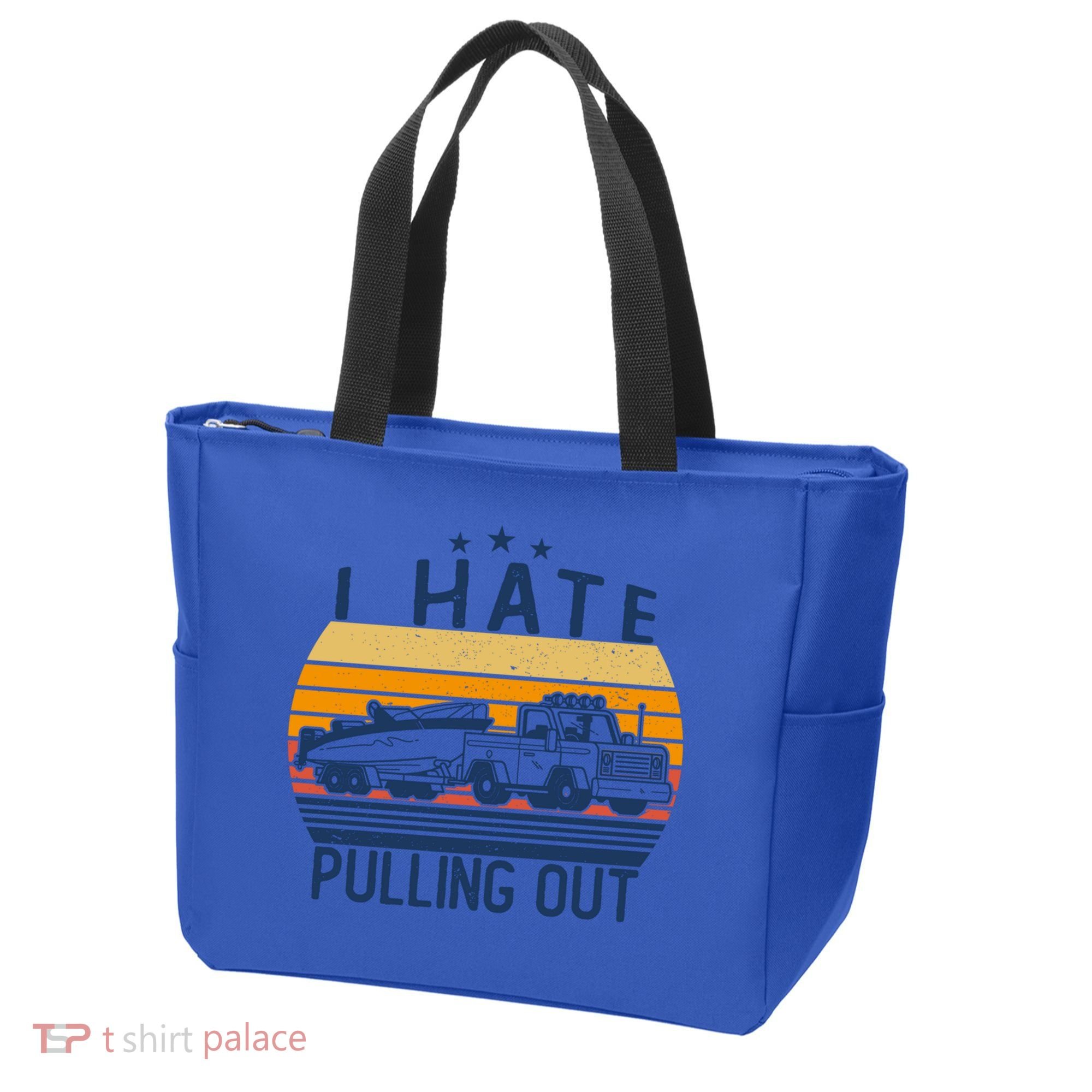 I Hate Pulling Out Retro Boating Boat Captain For Gift Tote Bag