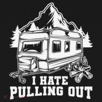 I Hate Pulling Out Funny Camping Vintage Retro Bucket Hat thumb 4
