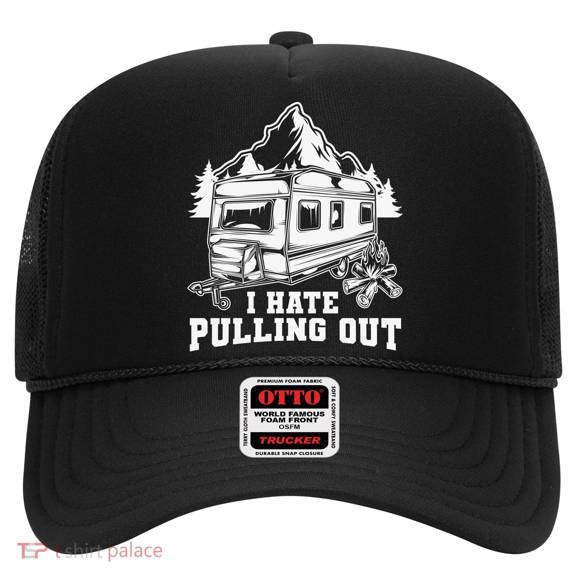 I Hate Pulling Out Funny Camping Vintage Retro Hat
