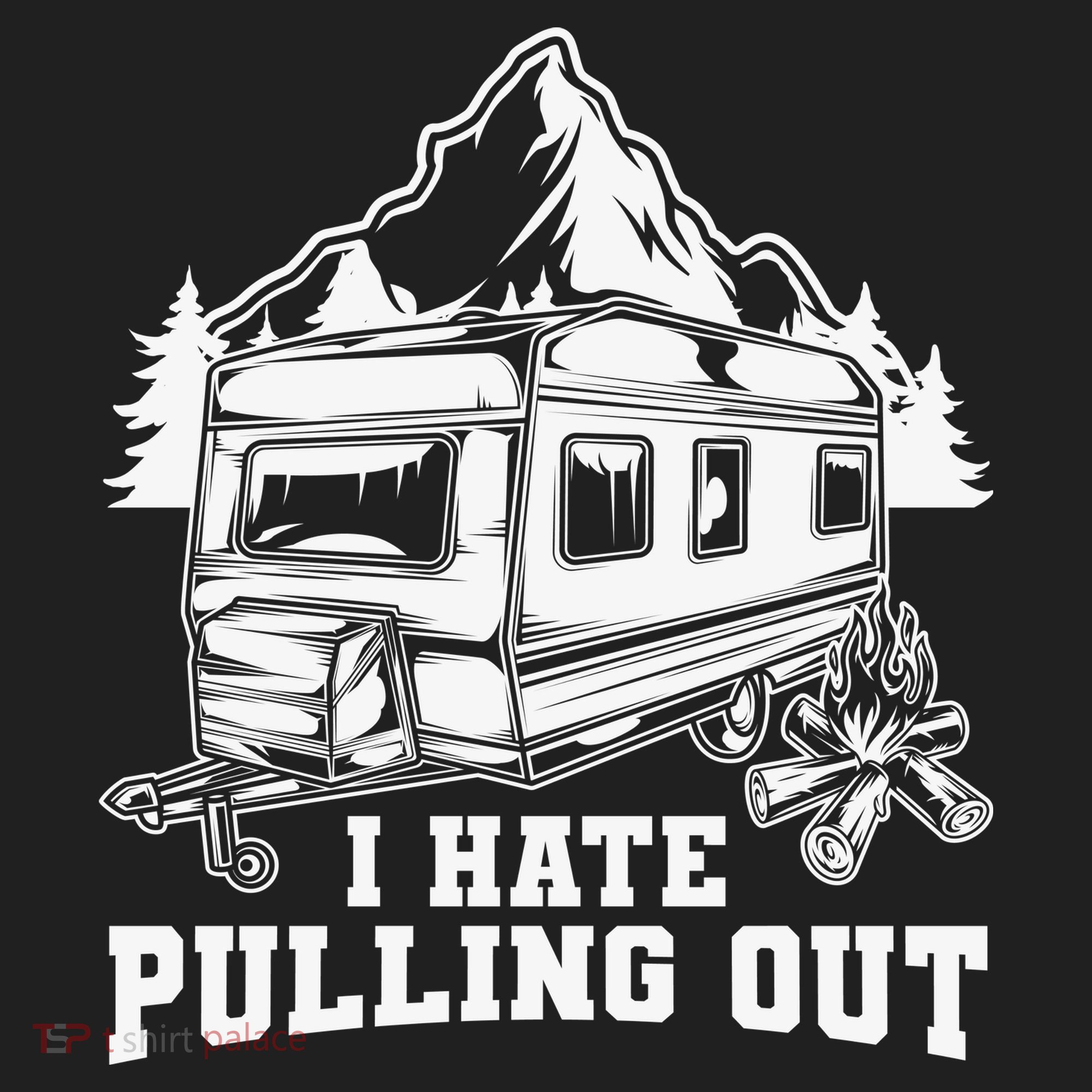 I Hate Pulling Out Funny Camping Vintage Retro Hat