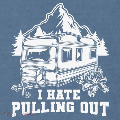 I Hate Pulling Out Funny Camping Vintage Retro Comfort Colors Garment-Dyed Hooded Sweatshirt