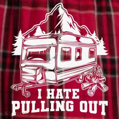 I Hate Pulling Out Funny Camping Vintage Retro Women's Flannel Plaid Pajama Pants