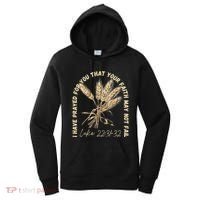 I Have Prayed For You Luke 2231 32 Faith Women's Hoodie thumb 0