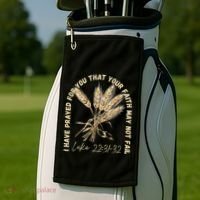 I Have Prayed For You Luke 2231 32 Faith Golf Towel thumb 2