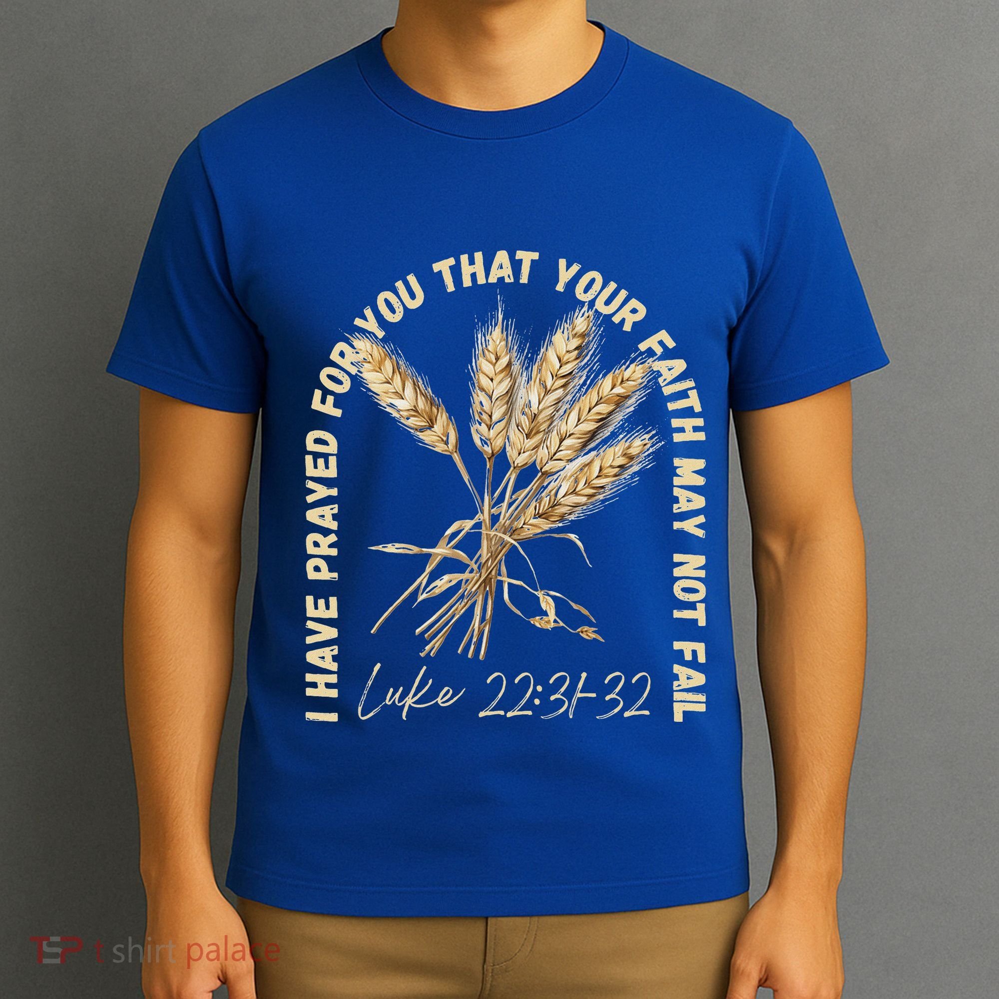 I Have Prayed For You Luke 2231 32 Faith T-Shirt