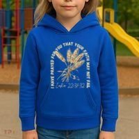 I Have Prayed For You Luke 2231 32 Faith Kids Hoodie thumb 3