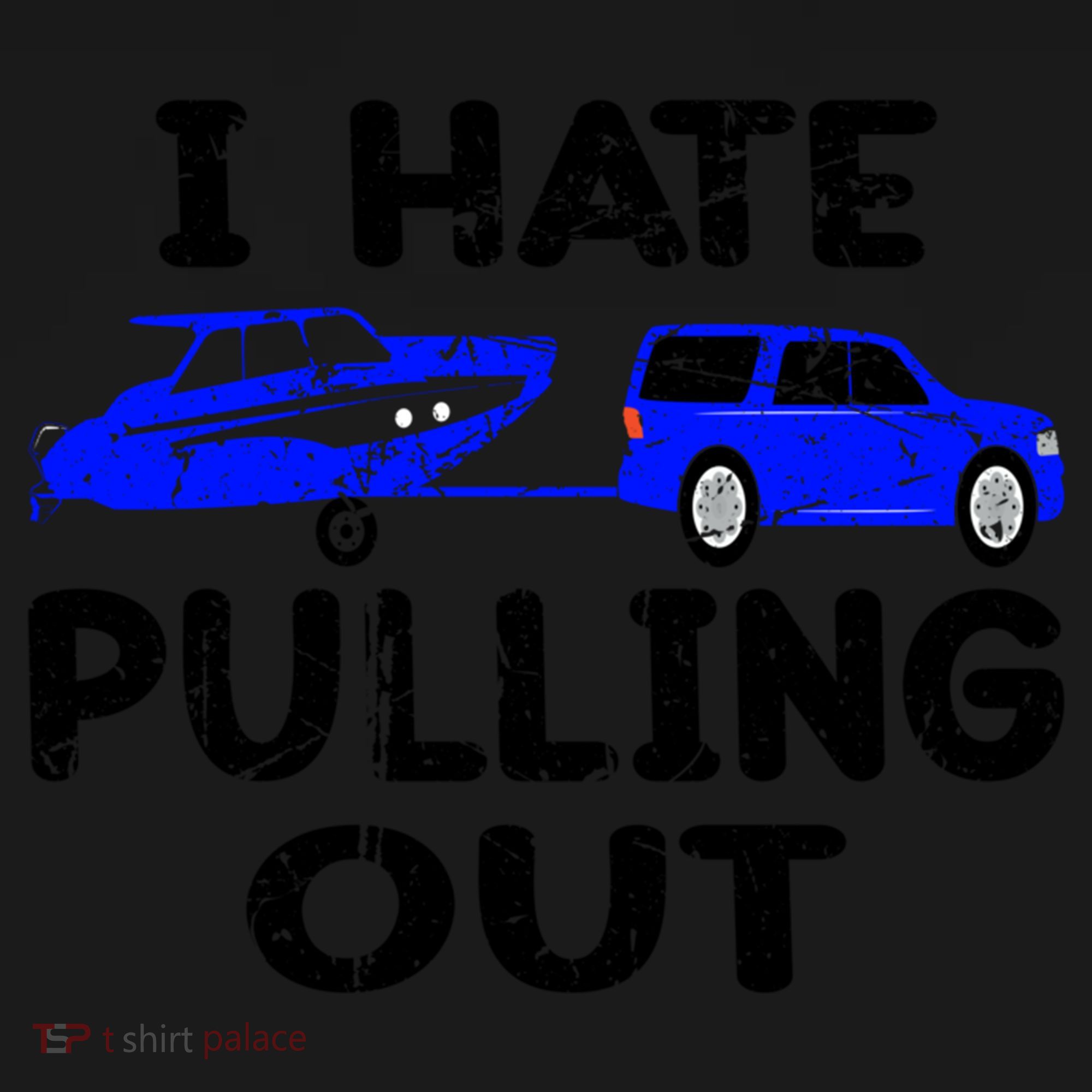 I Hate Pulling Out Retro Boating Boat Captain Gift Doggie Tank