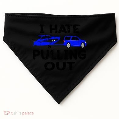 I Hate Pulling Out Retro Boating Boat Captain Gift USA-Made Doggie Bandana