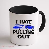 I Hate Pulling Out Retro Boating Boat Captain Gift Coffee Mug thumb 1