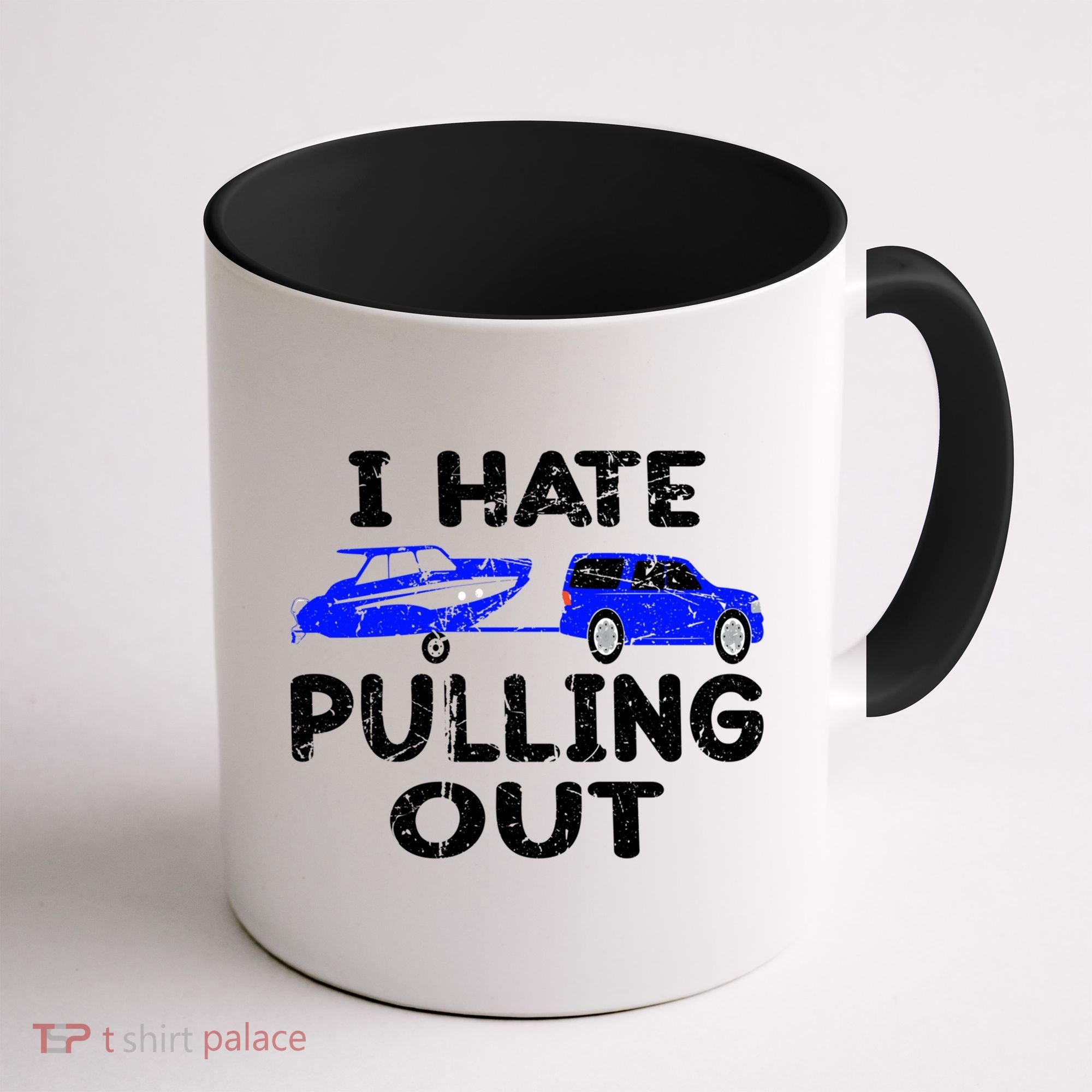 I Hate Pulling Out Retro Boating Boat Captain Gift Coffee Mug