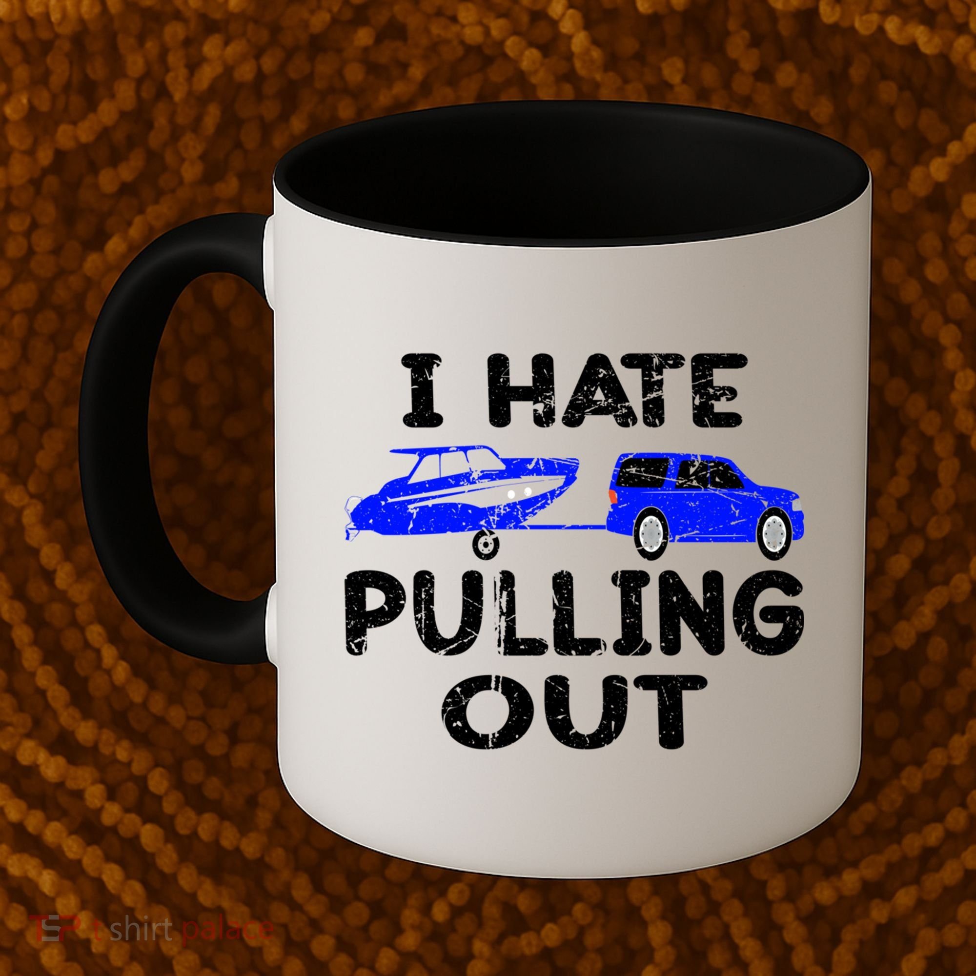 I Hate Pulling Out Retro Boating Boat Captain Gift Coffee Mug