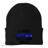 I Hate Pulling Out Retro Boating Boat Captain Gift Beanie thumb 0