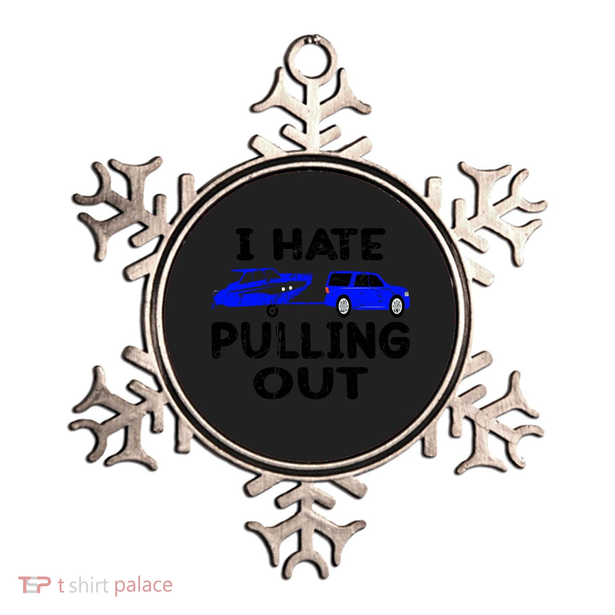 I Hate Pulling Out Retro Boating Boat Captain Gift Ornament