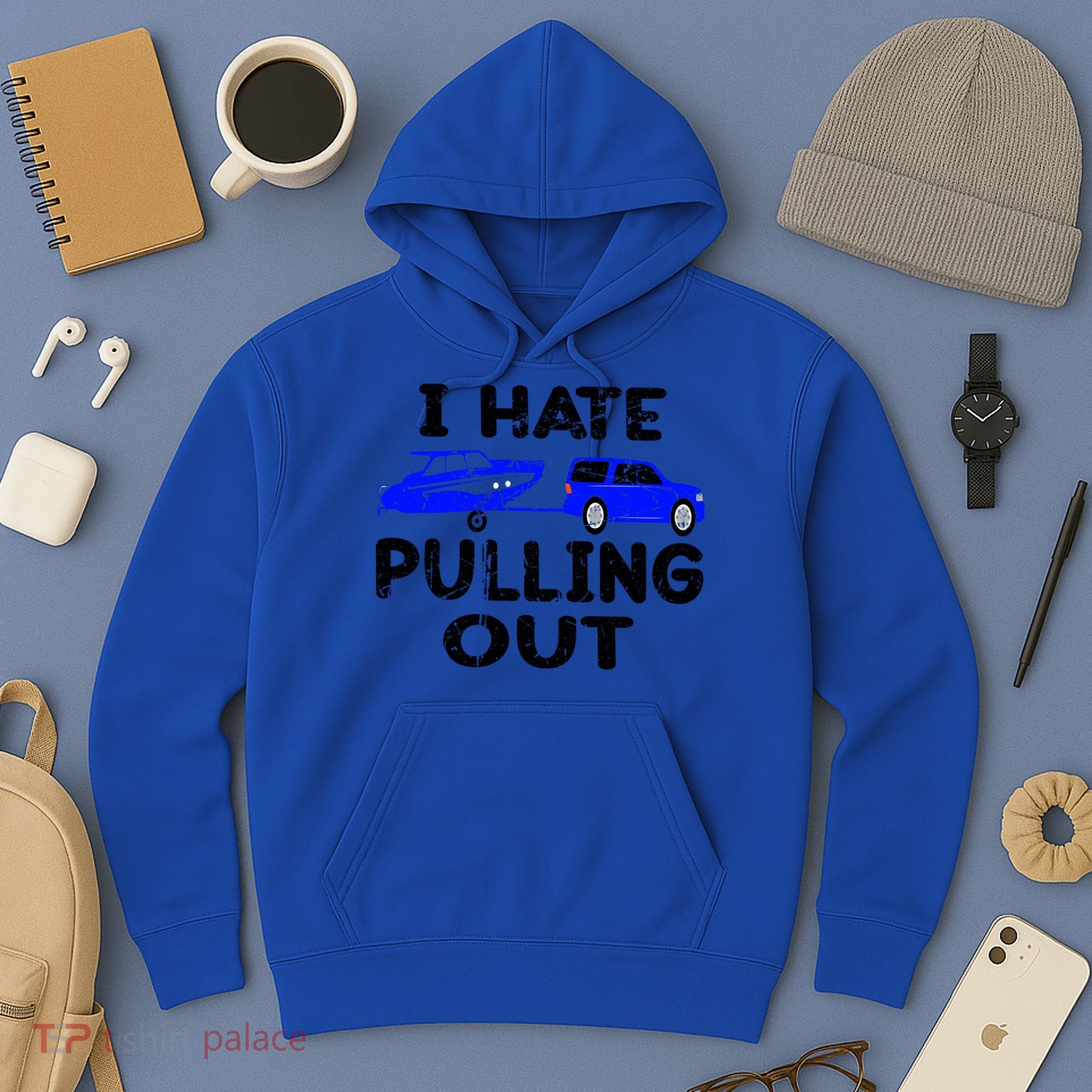 I Hate Pulling Out Retro Boating Boat Captain Gift Hoodie