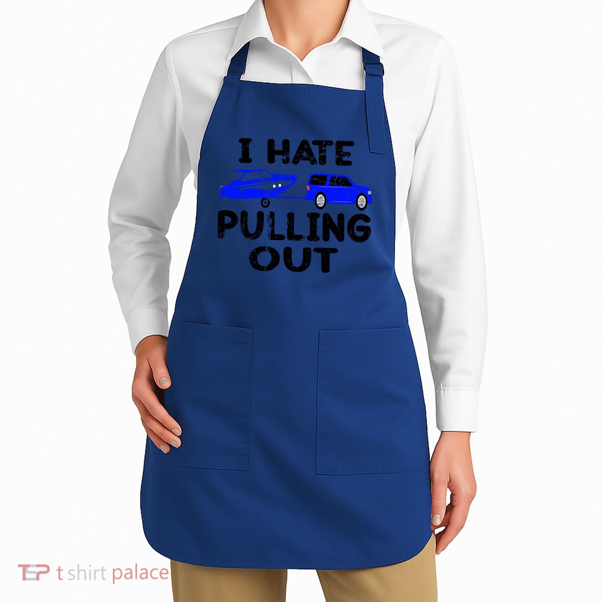 I Hate Pulling Out Retro Boating Boat Captain Gift Apron