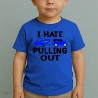 I Hate Pulling Out Retro Boating Boat Captain Gift Toddler T-Shirt thumb 2
