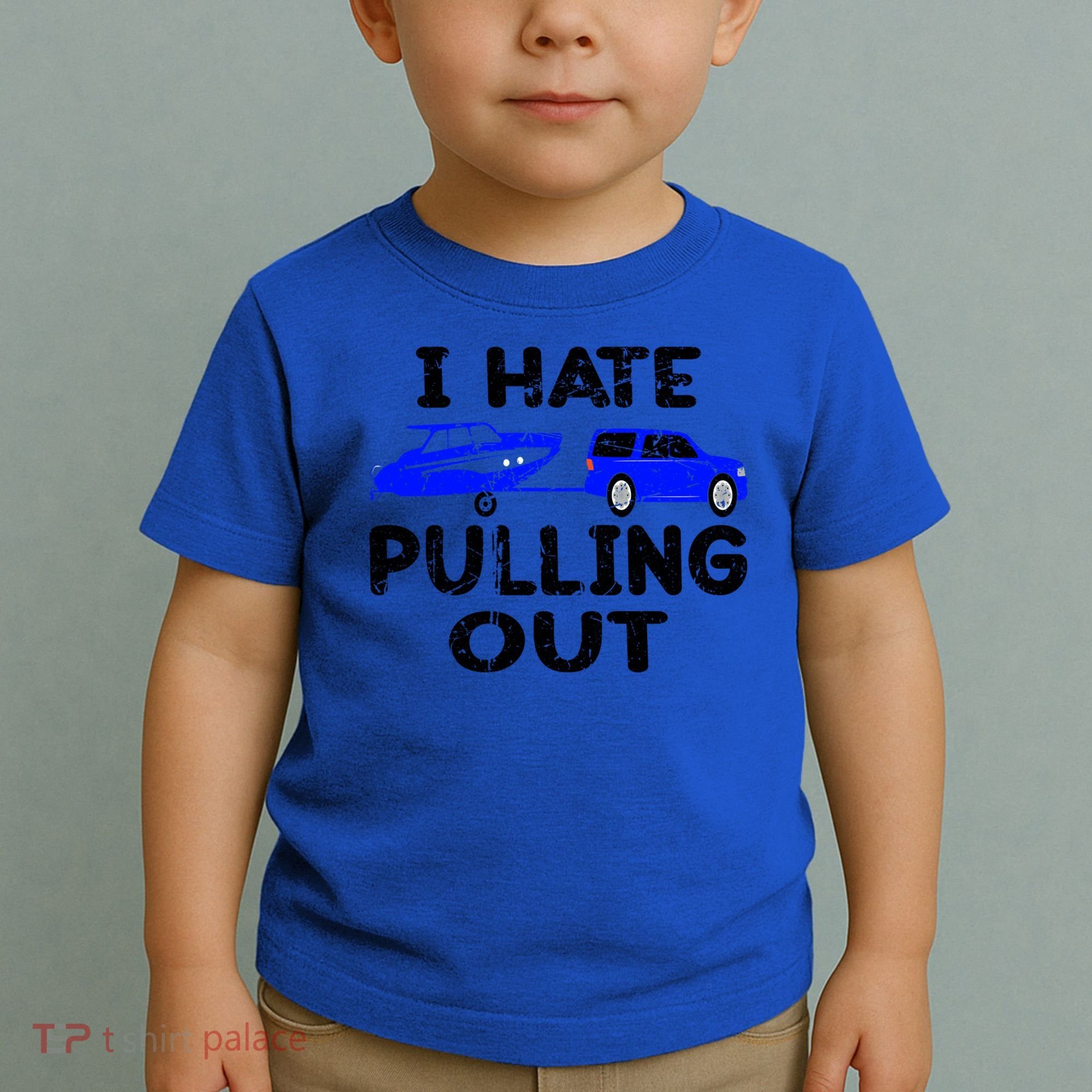 I Hate Pulling Out Retro Boating Boat Captain Gift Toddler T-Shirt