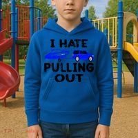 I Hate Pulling Out Retro Boating Boat Captain Gift Kids Hoodie thumb 2