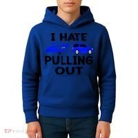 I Hate Pulling Out Retro Boating Boat Captain Gift Kids Hoodie thumb 4
