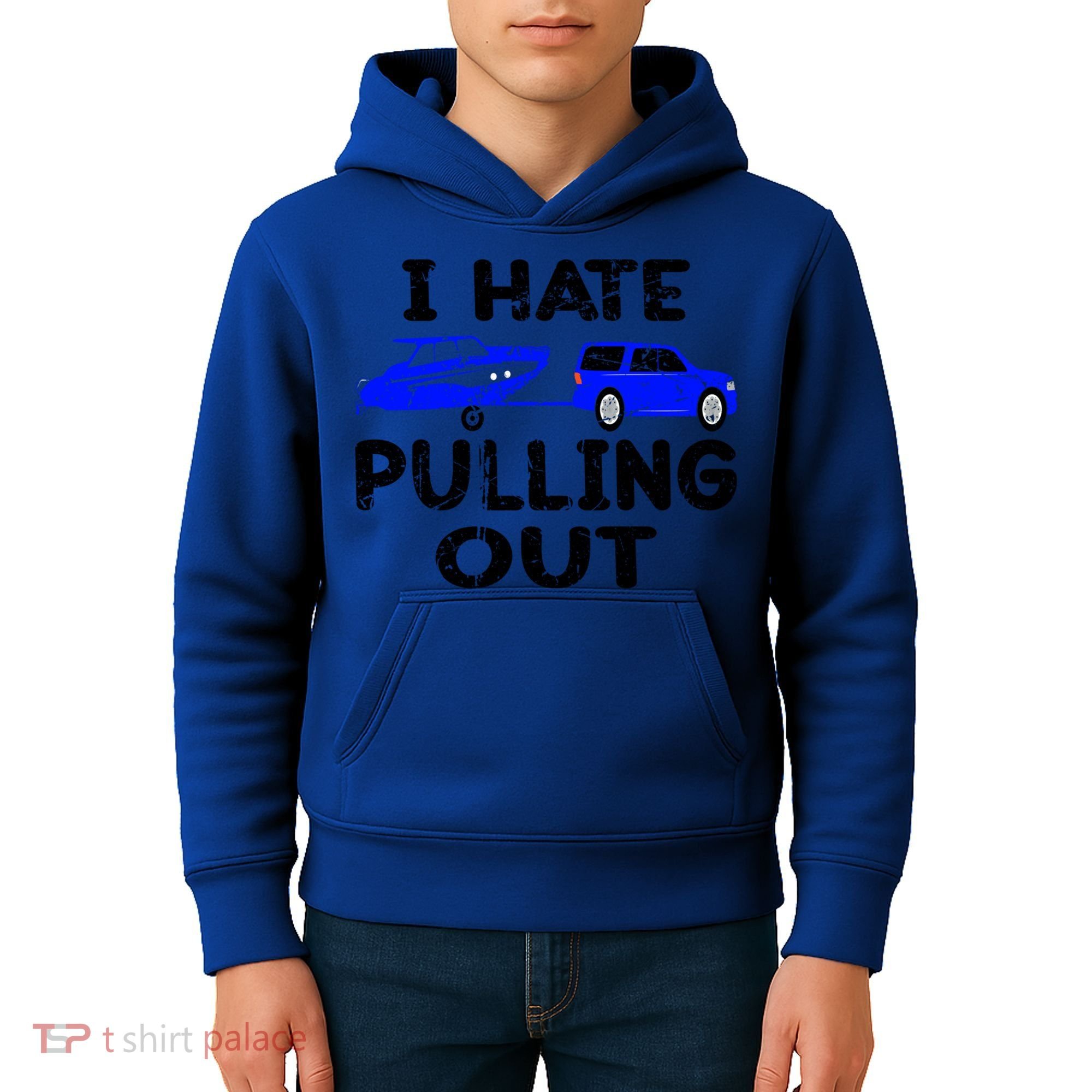 I Hate Pulling Out Retro Boating Boat Captain Gift Kids Hoodie