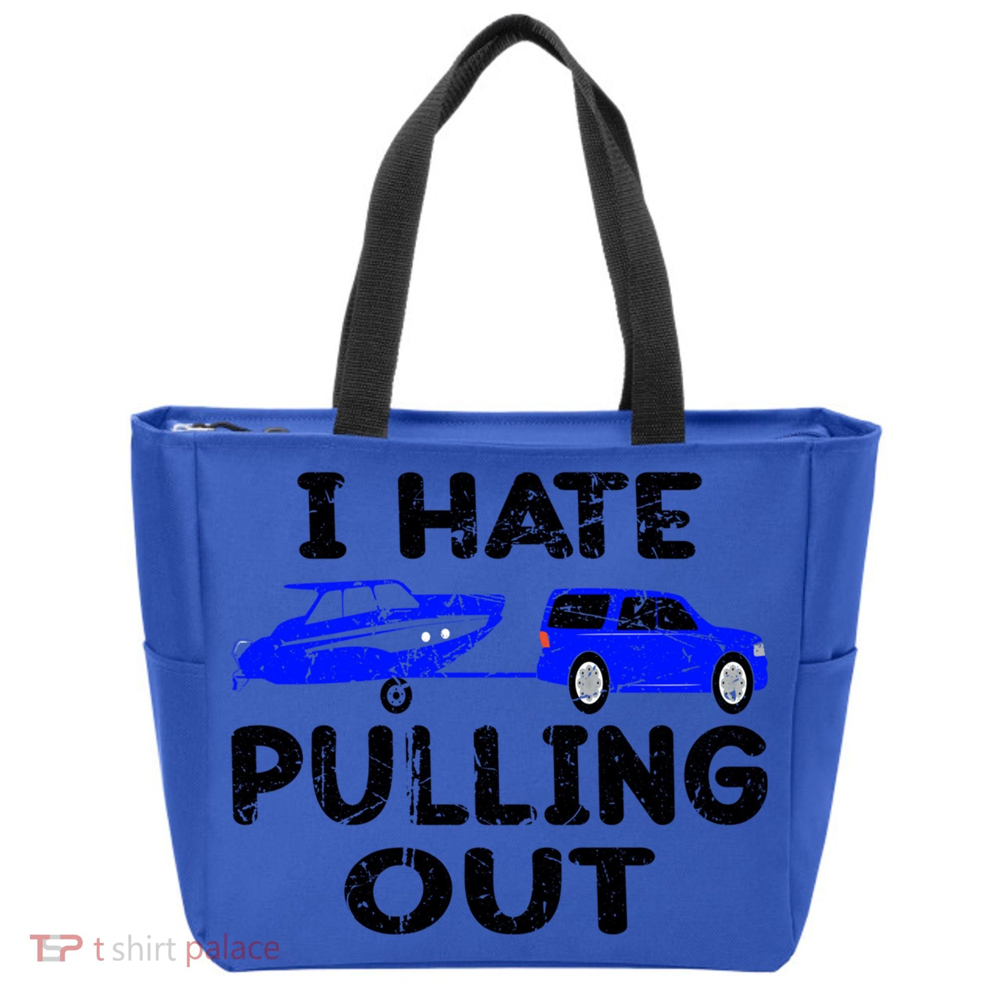 I Hate Pulling Out Retro Boating Boat Captain Gift Tote Bag