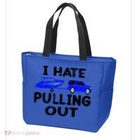I Hate Pulling Out Retro Boating Boat Captain Gift Tote Bag thumb 3