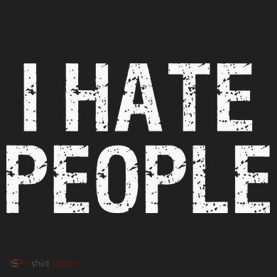 I HATE PEOPLE Comfort Colors Heavyweight Long Sleeve T-Shirt