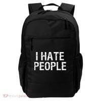 I HATE PEOPLE Backpack thumb 0