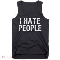 I HATE PEOPLE Tank Top thumb 0
