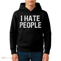 I HATE PEOPLE Kids Hoodie thumb 4