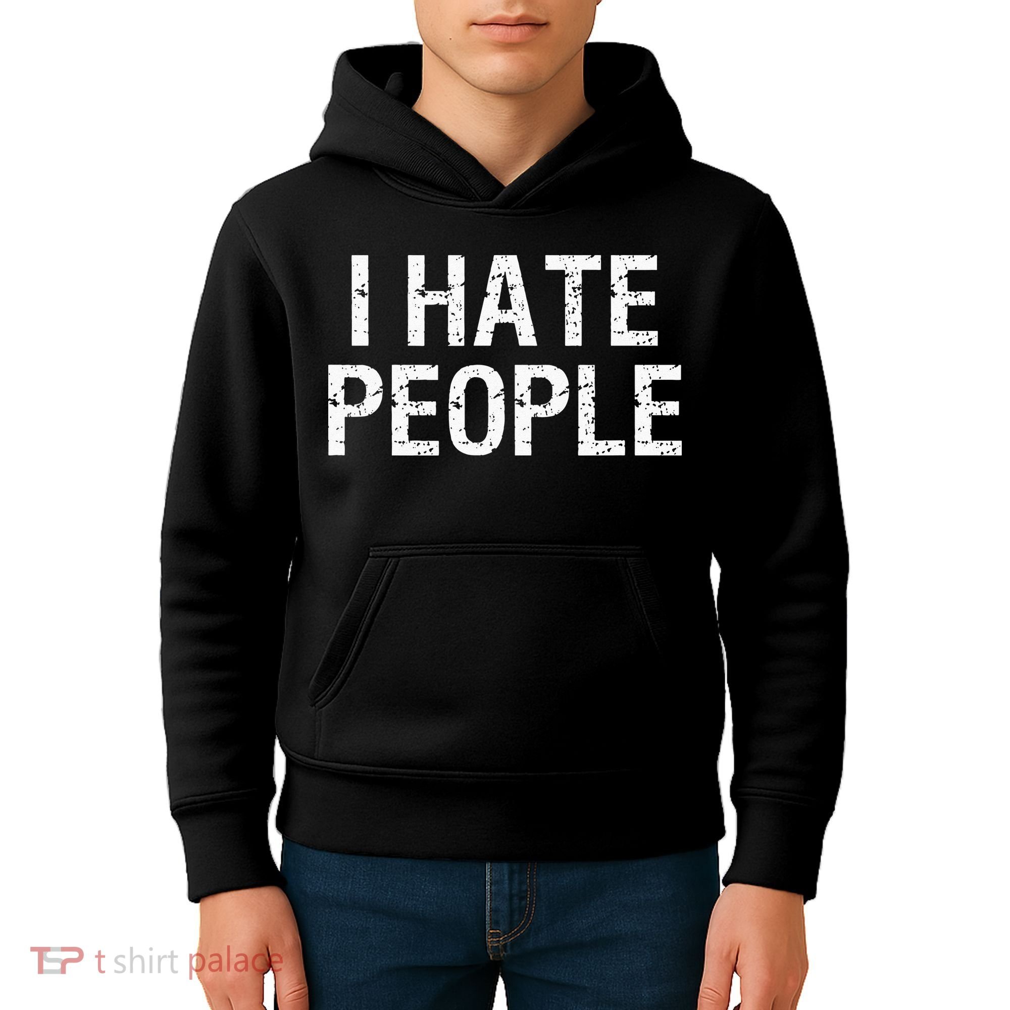 I HATE PEOPLE Kids Hoodie