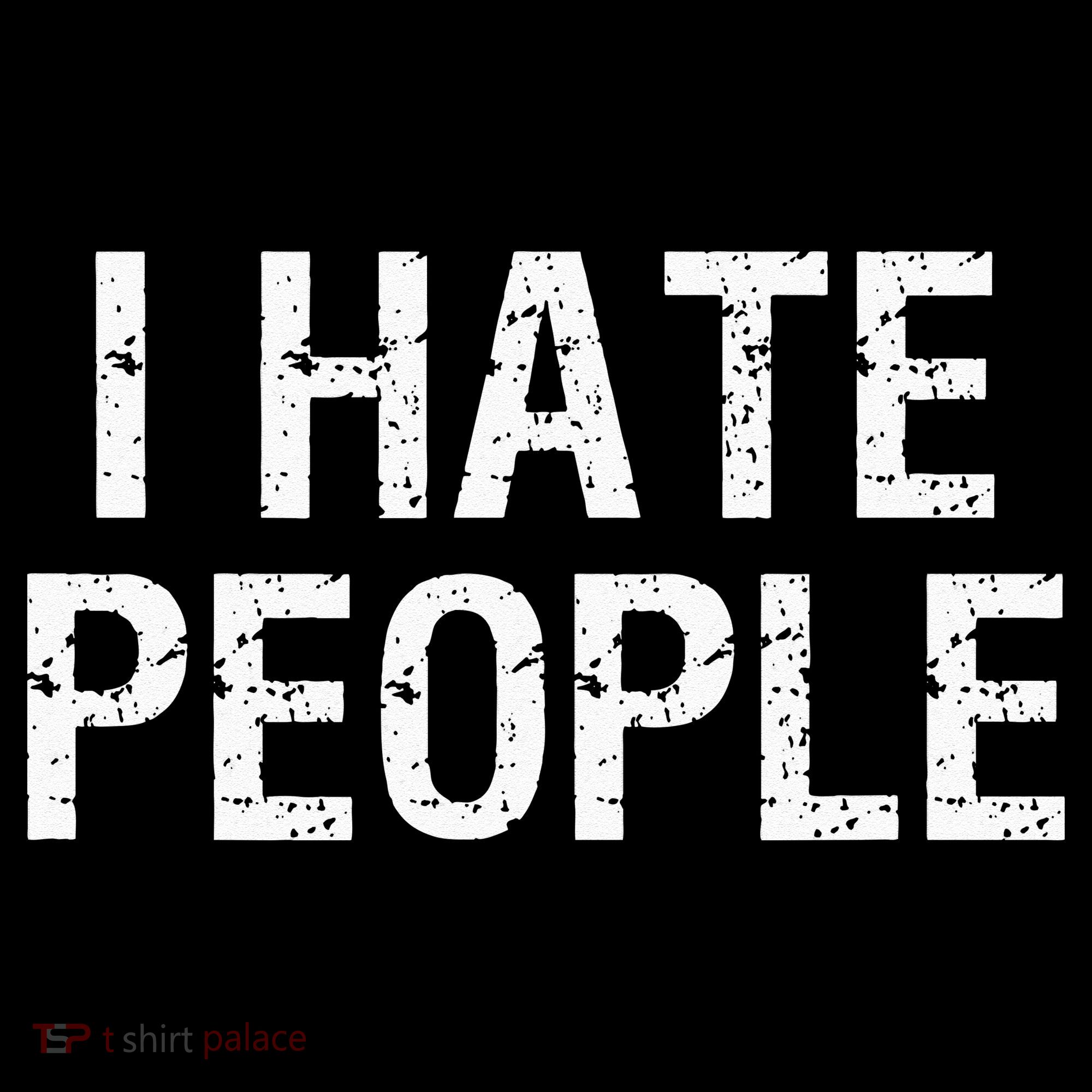 I HATE PEOPLE Kids Long Sleeve Shirt