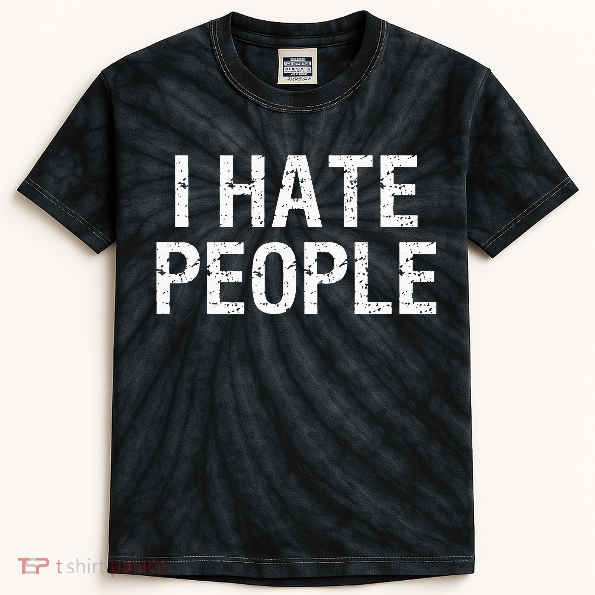I HATE PEOPLE Kids Tie-Dye T-Shirt