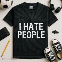I HATE PEOPLE Kids Tie-Dye T-Shirt thumb 2