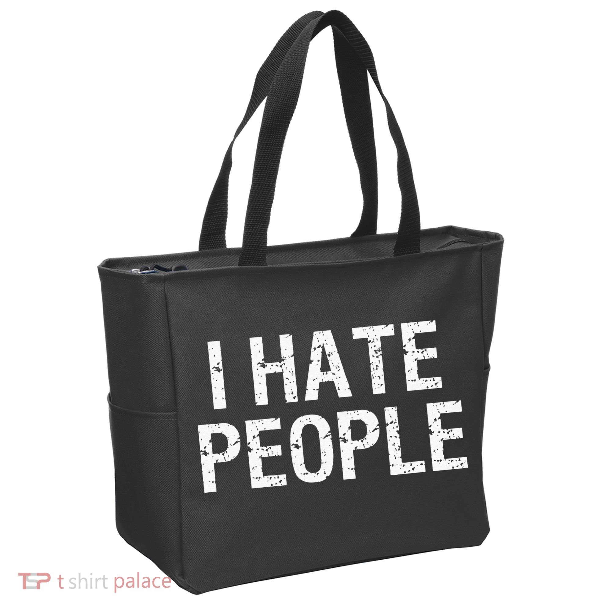 I HATE PEOPLE Tote Bag