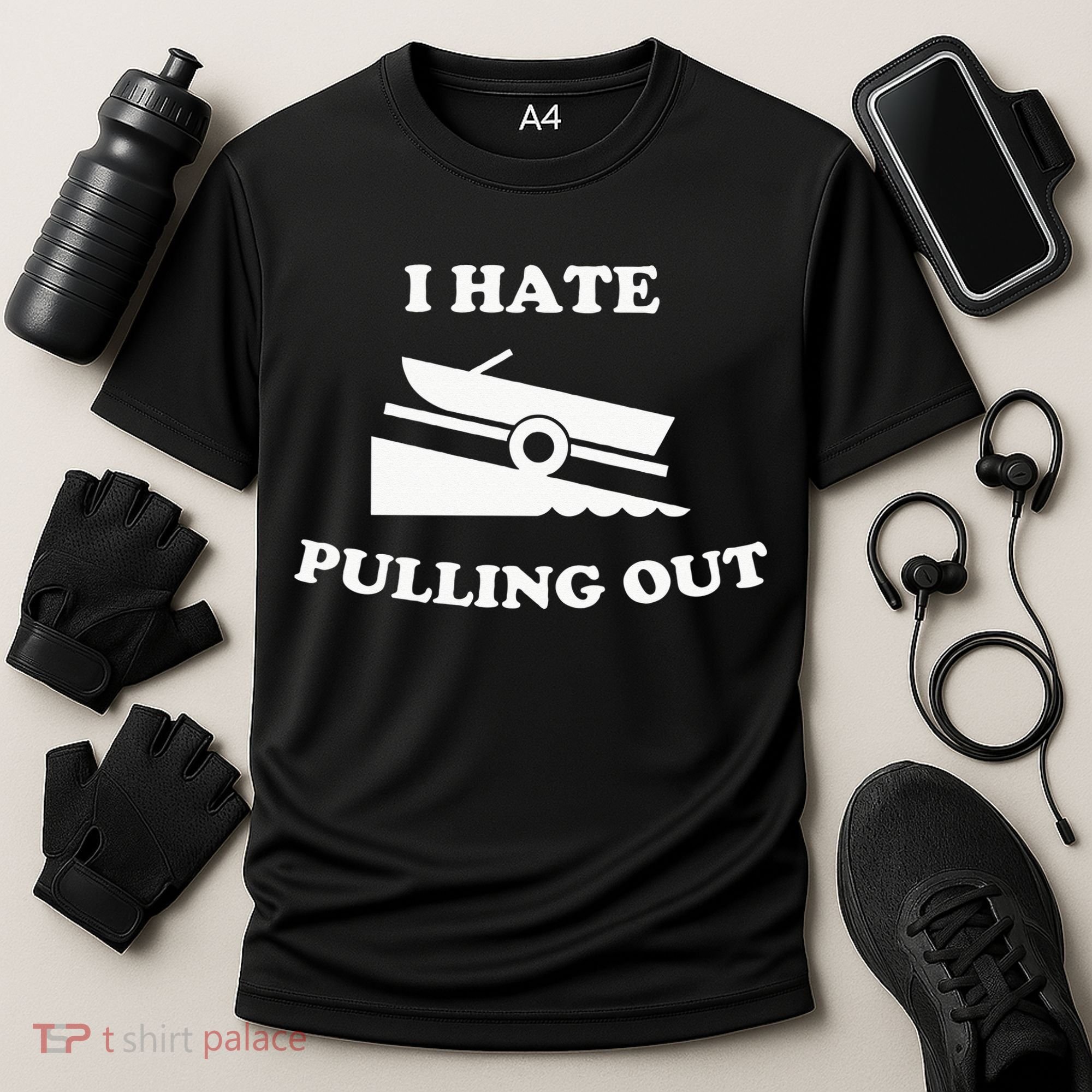 I hate pulling out fishing boating boat launch boat ramp Cooling Performance Crew T-Shirt