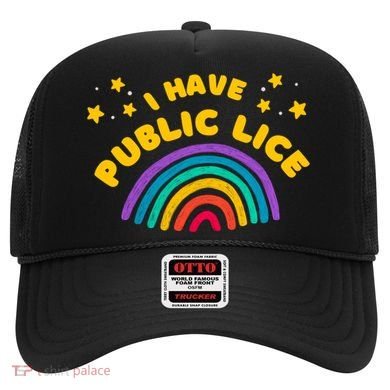 I Have Pubic Lice Funny Retro Offensive Inappropriate Meme Hat