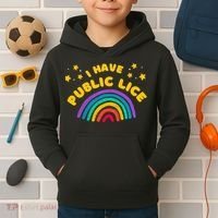 I Have Pubic Lice Funny Retro Offensive Inappropriate Meme Kids Hoodie thumb 2