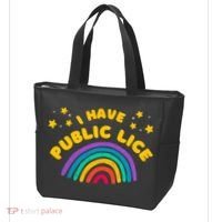 I Have Pubic Lice Funny Retro Offensive Inappropriate Meme Tote Bag thumb 3