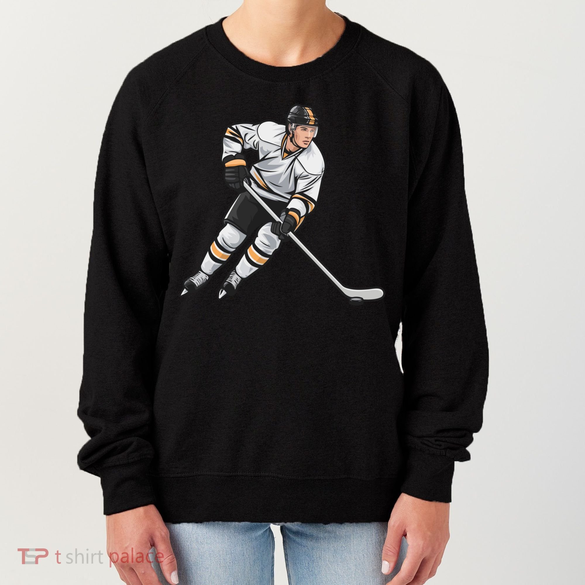 Ice Hockey Player Game Day Gift Dults Cute Gift Women's Sweatshirt