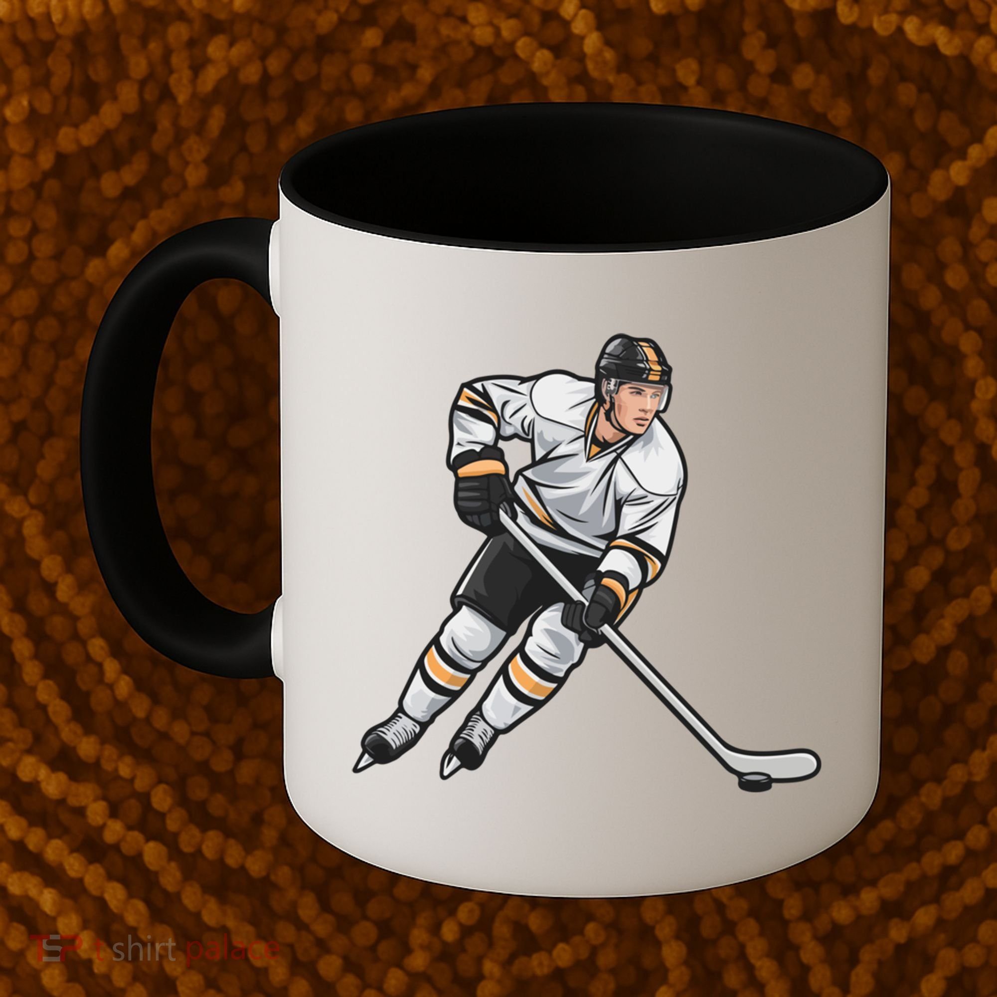 Ice Hockey Player Game Day Gift Dults Cute Gift Coffee Mug