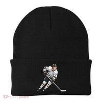 Ice Hockey Player Game Day Gift Dults Cute Gift Beanie thumb 0
