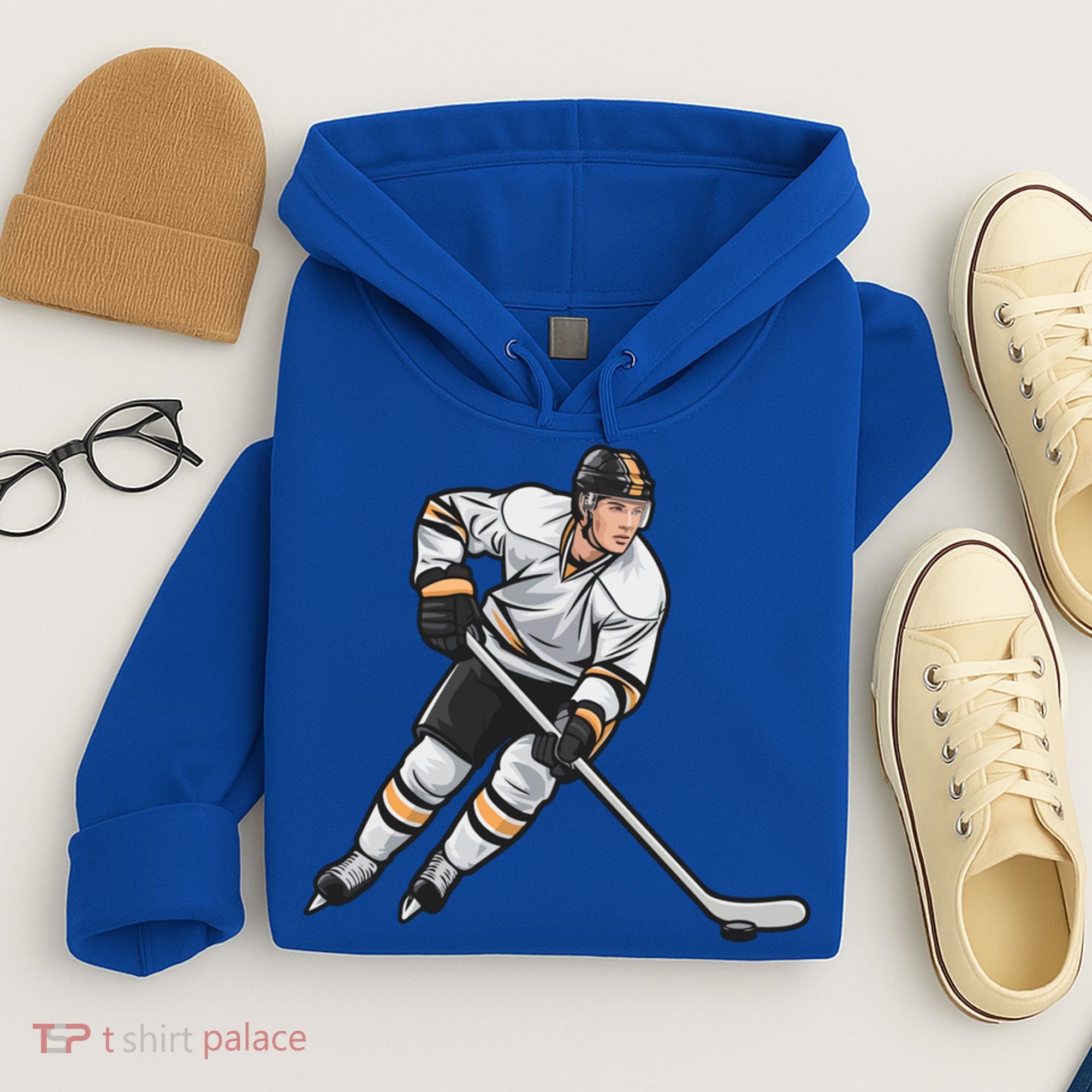 Ice Hockey Player Game Day Gift Dults Cute Gift Hoodie