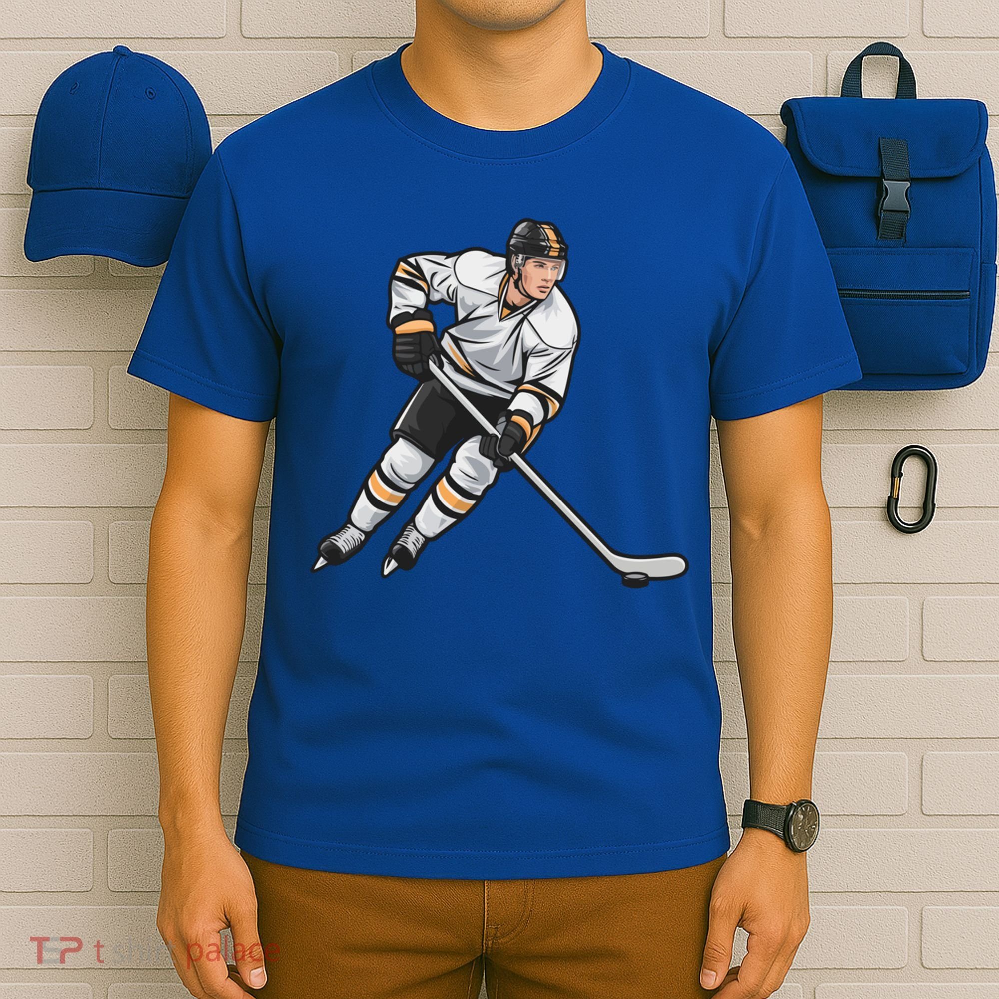 Ice Hockey Player Game Day Gift Dults Cute Gift T-Shirt