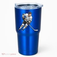 Ice Hockey Player Game Day Gift Dults Cute Gift Tumbler thumb 0