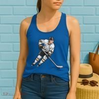 Ice Hockey Player Game Day Gift Dults Cute Gift Women's Tank Top thumb 2