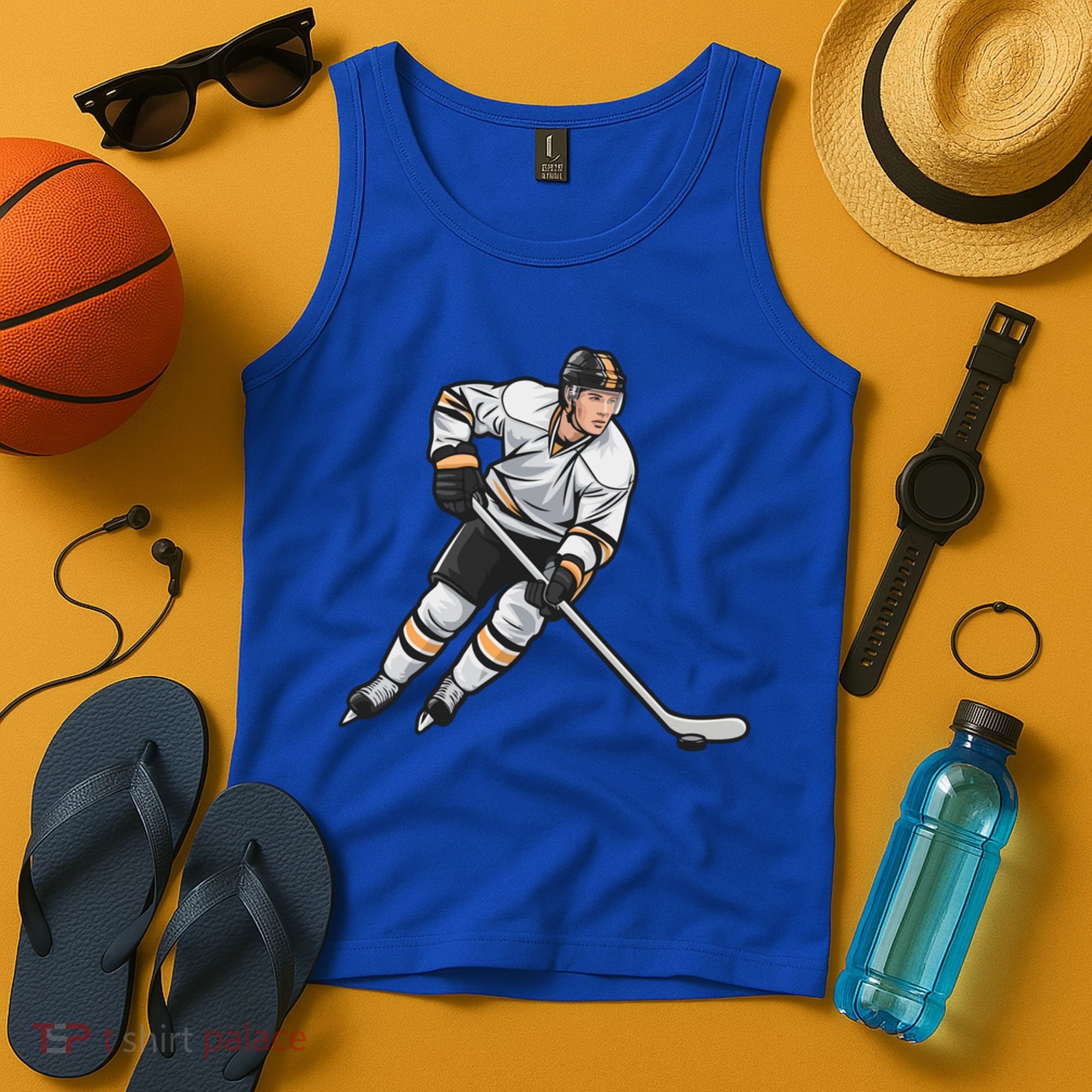 Ice Hockey Player Game Day Gift Dults Cute Gift Tank Top