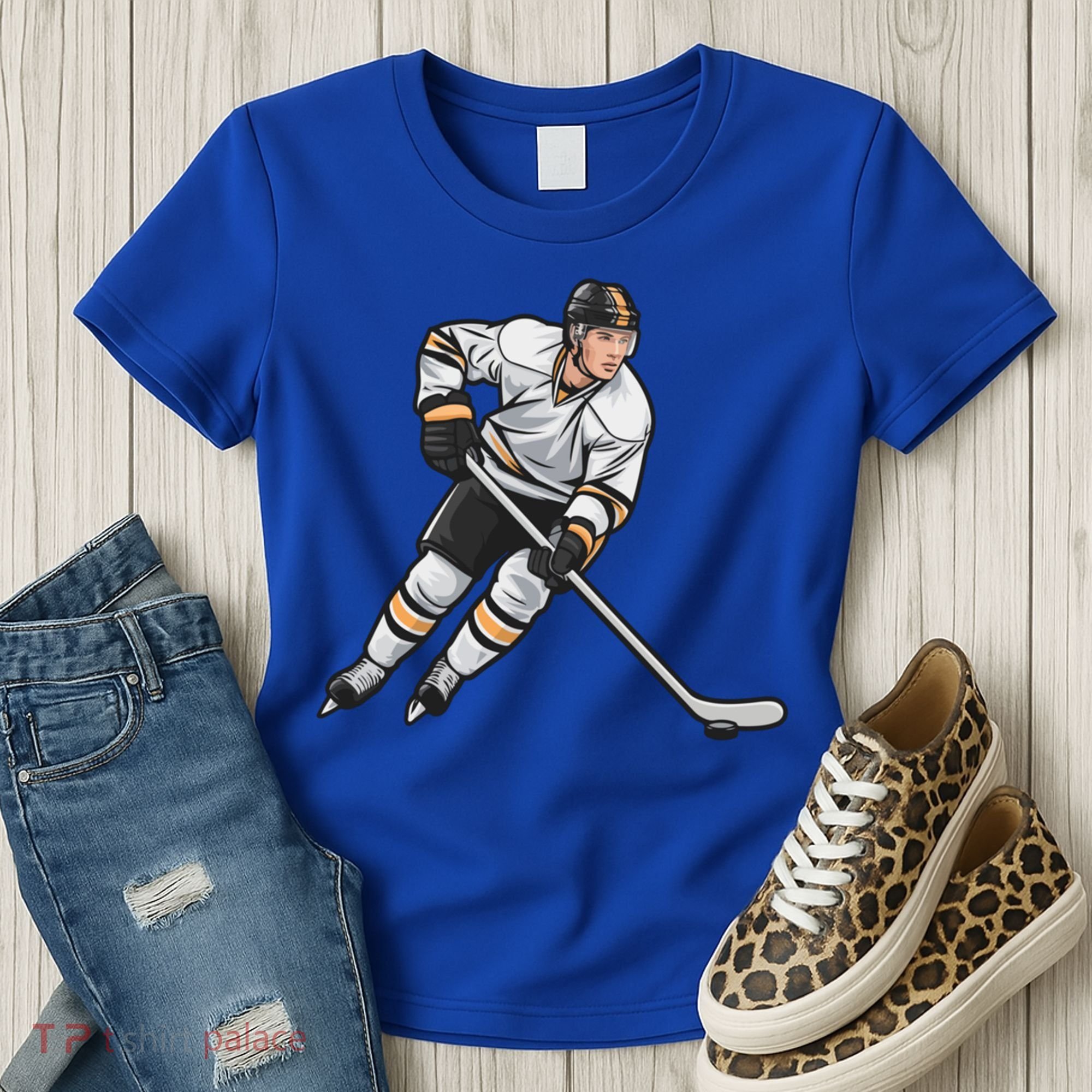 Ice Hockey Player Game Day Gift Dults Cute Gift Women's T-Shirt