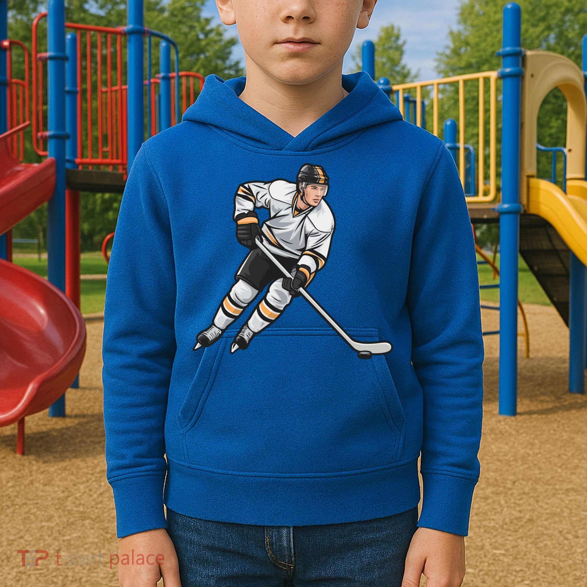 Ice Hockey Player Game Day Gift Dults Cute Gift Kids Hoodie